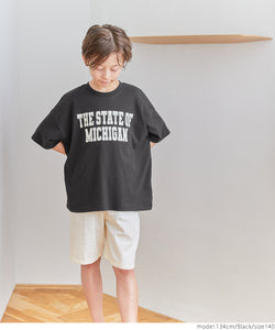 キッズ 120-150 Tシャツ コットン プリント 半袖 カットソー ロゴ クルーネック プチプラ 男の子 キッズオリジナル 子供服 メール便可 coca コカ