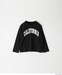 カレッジロゴビッグ長袖Tシャツ キッズ メール便不可