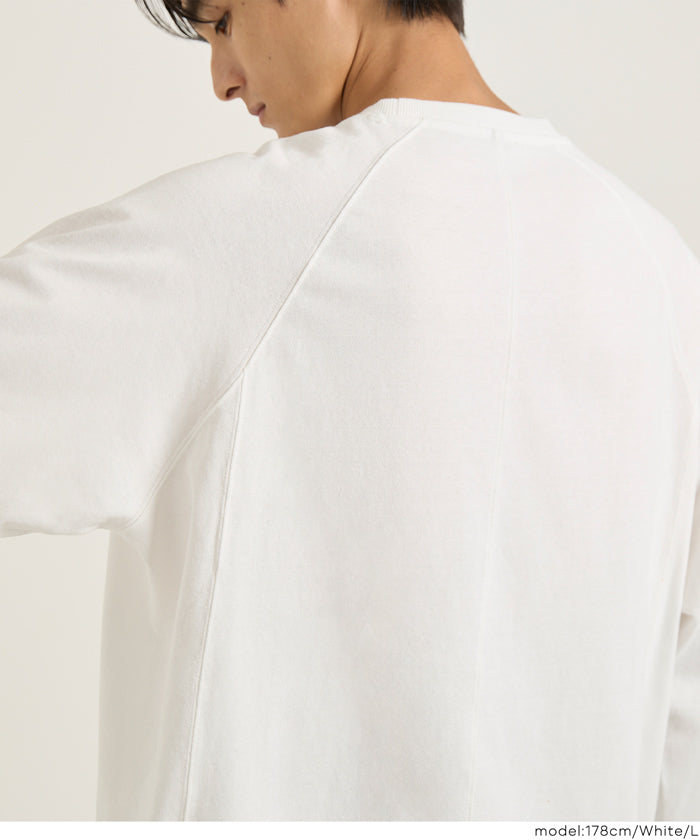 セール☆1690円→990円 ラグラン長袖Tシャツ メンズ メール便不可