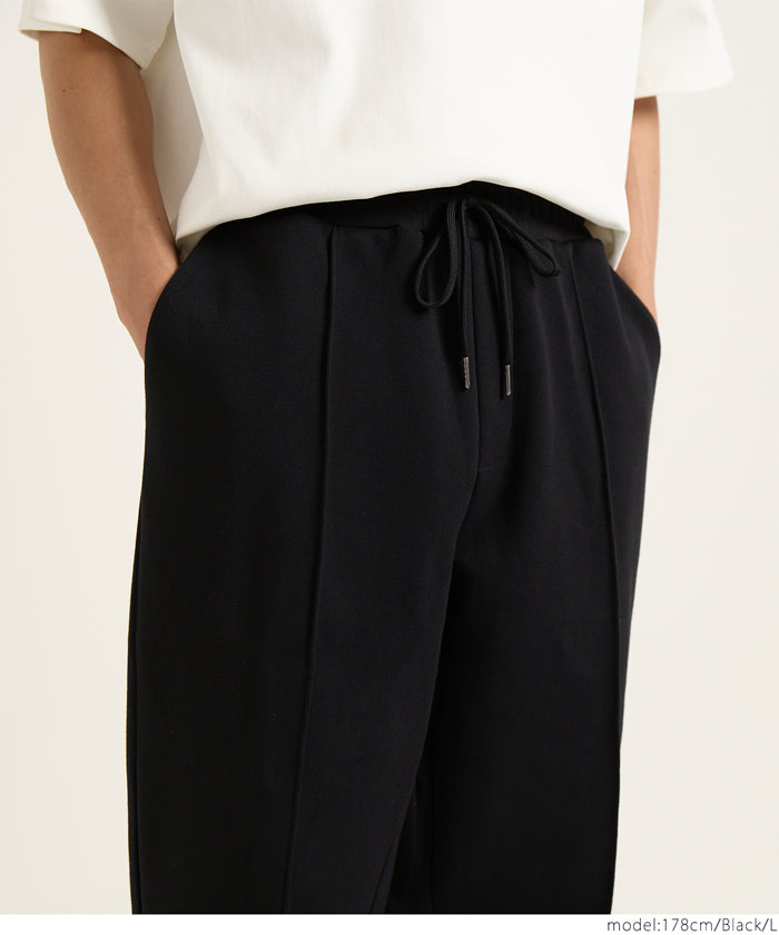 セール☆2990円→2490円ヘビーカノコピンタックイージーパンツ