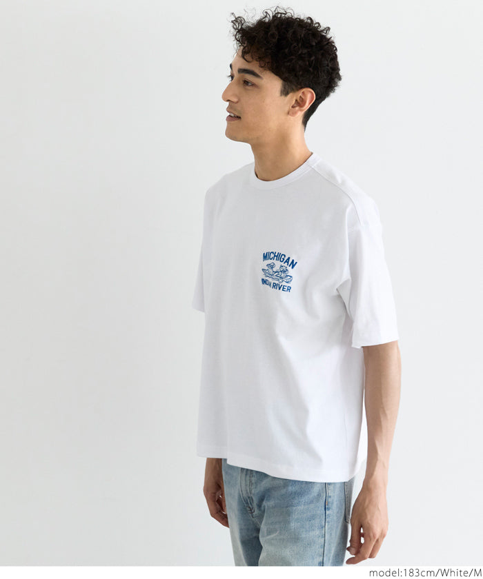 イラスト刺繍Tシャツ メンズ レディース メール便不可 – coca