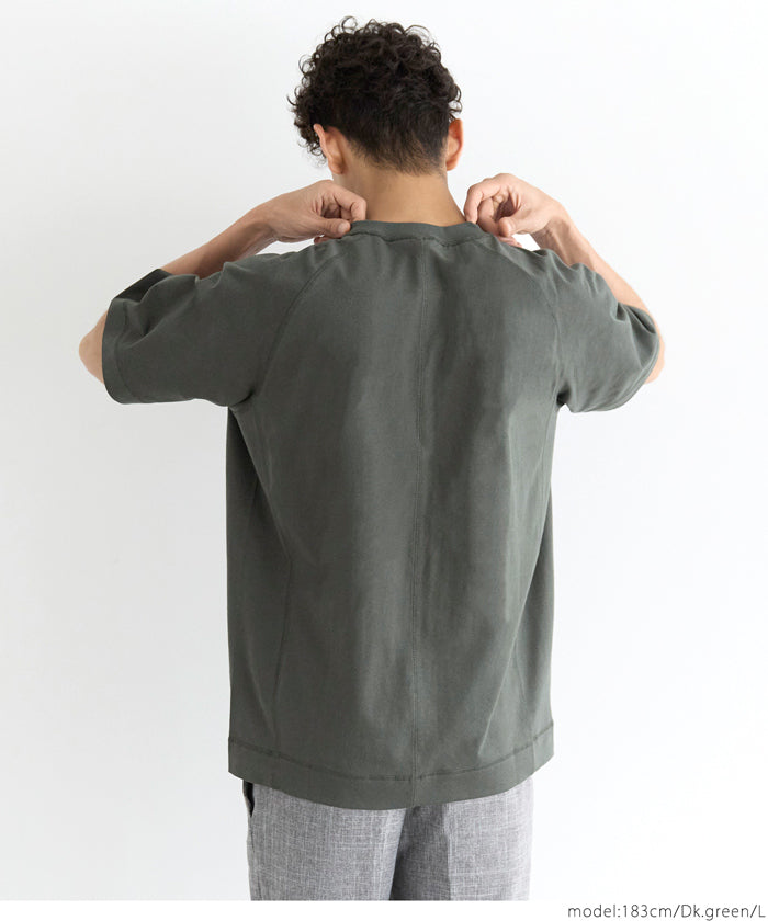 セール☆1490円→550円OE天竺ステッチTシャツ メンズ メール便不可