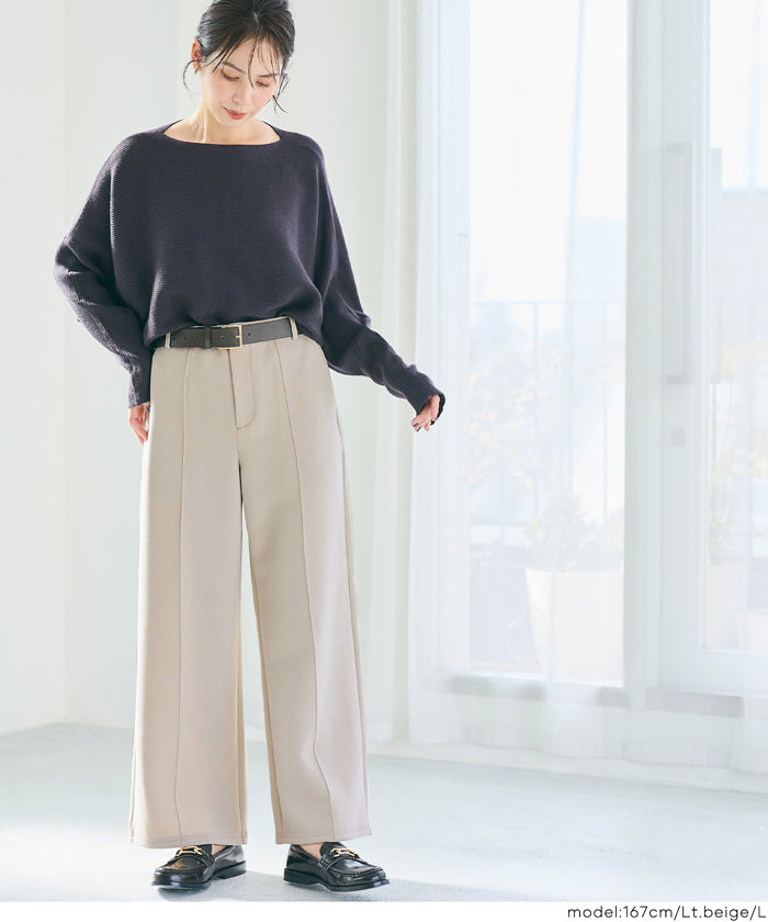 ソフトスウェットピンタックパンツ レディース メール便不可 – coca