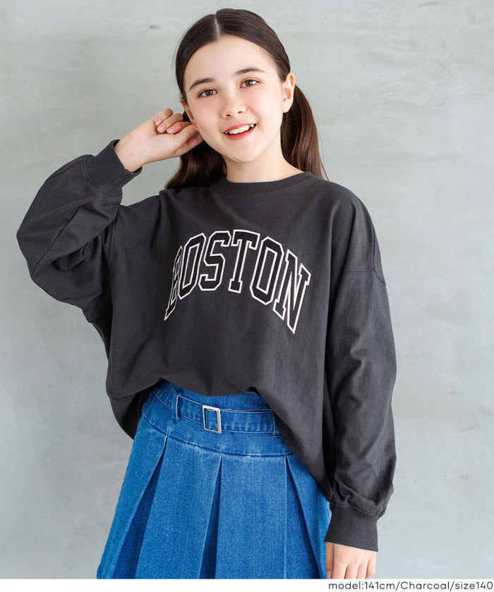 Ｔ&Ｍ　（親子共同出品） 親子お揃いTースウェット ワッペンビッグシルエット キッズ