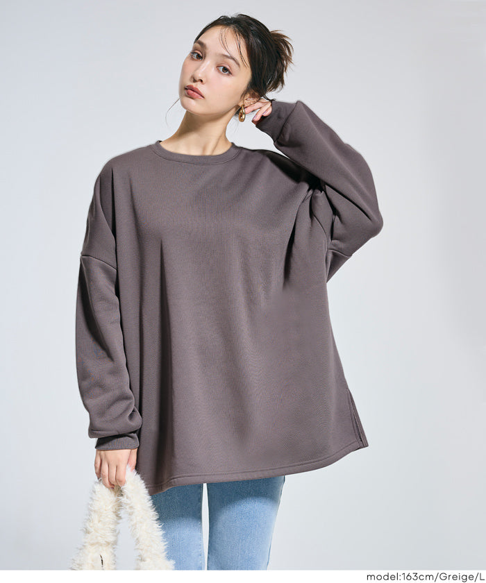 裏起毛ビッグシルエットスウェット レディース メール便不可 – coca