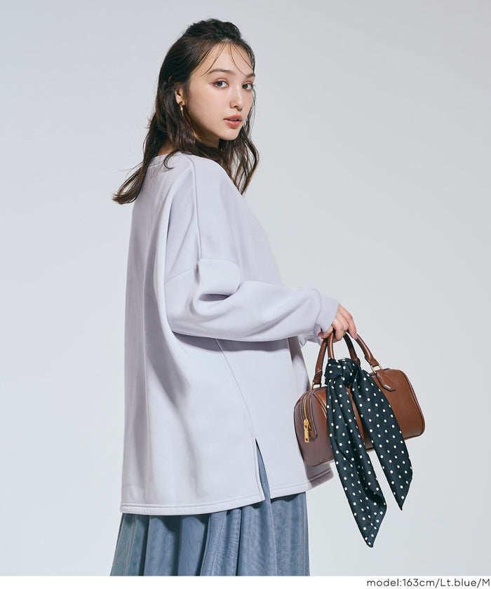 裏起毛ビッグシルエットスウェット レディース メール便不可 – coca