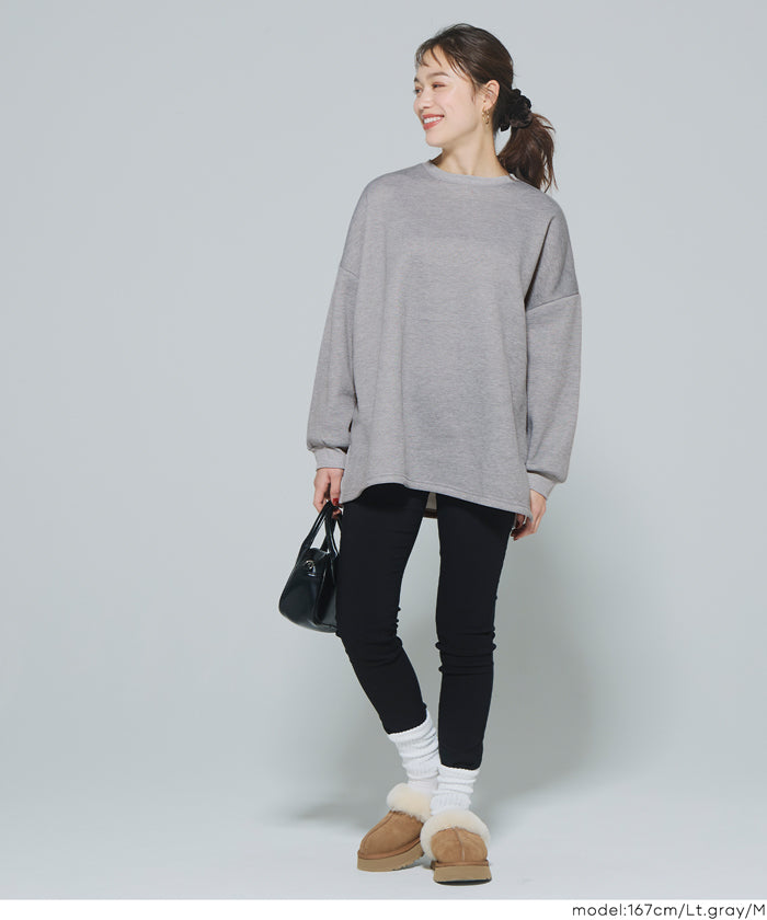 セール☆1990円→990円 裏起毛ビッグシルエットスウェット レディース