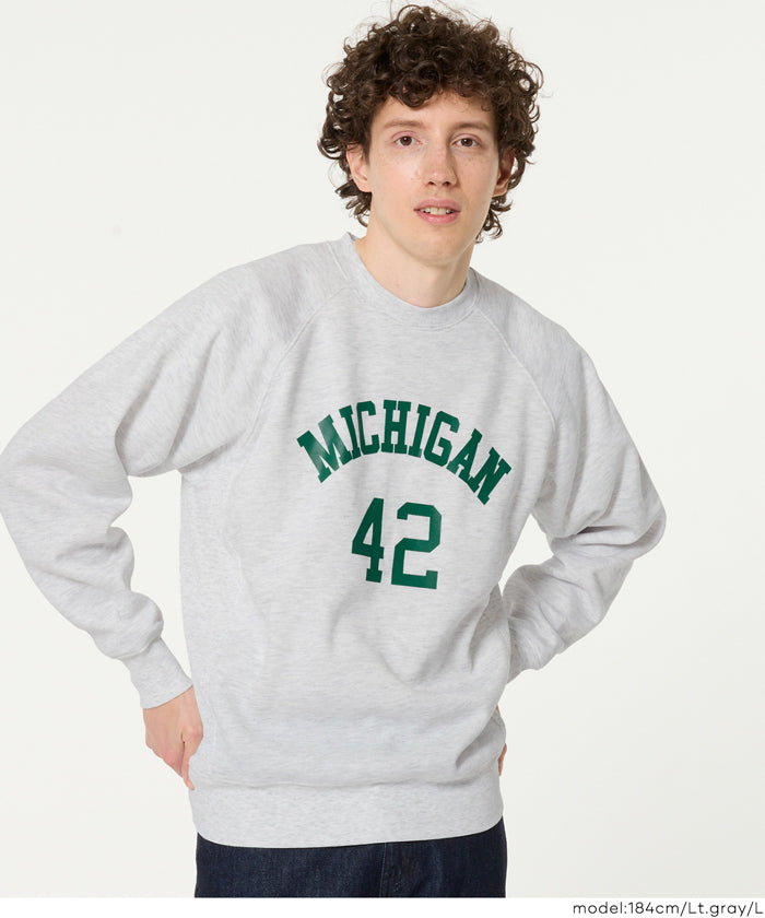 裏起毛ラグランプリントトレーナー メンズ メール便不可 – coca公式ストア