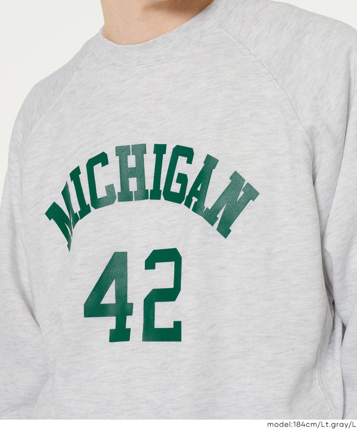 裏起毛ラグランプリントトレーナー メンズ メール便不可 – coca公式ストア