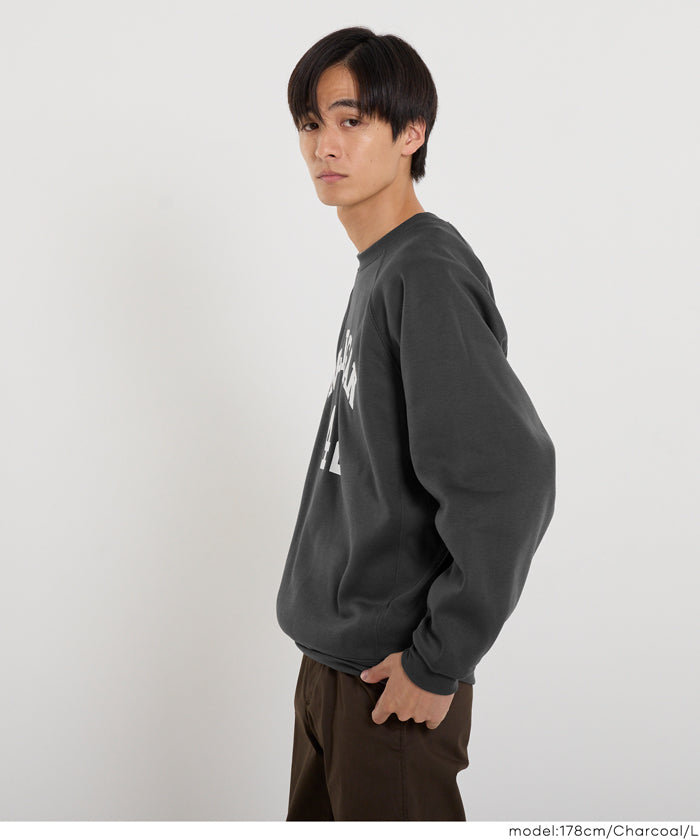 裏起毛ラグランプリントトレーナー メンズ メール便不可 – coca公式ストア