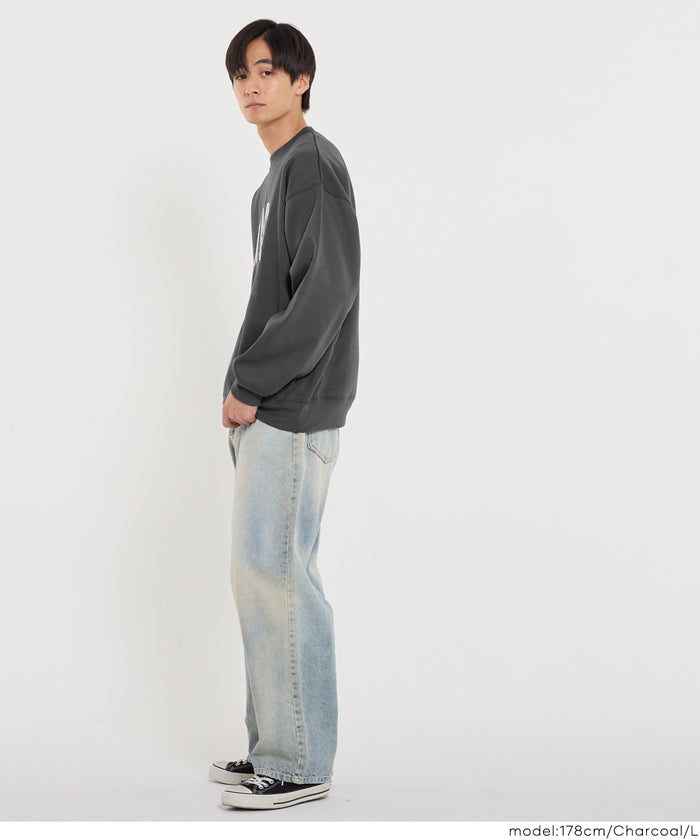 裏起毛アーチロゴワッペントレーナー メンズ メール便不可 – coca公式