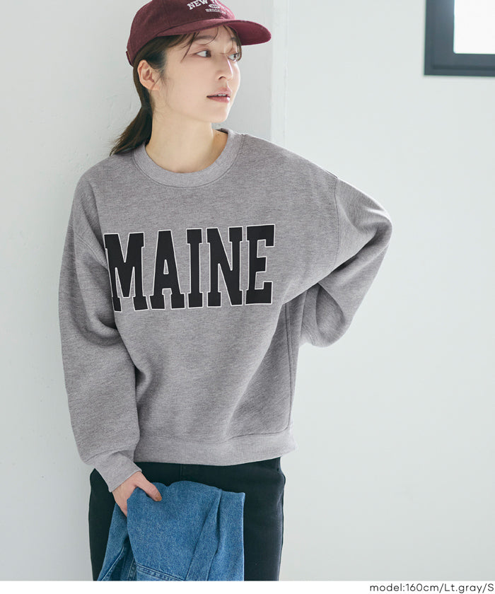 裏起毛プリントスウェット レディース メール便不可 – coca公式