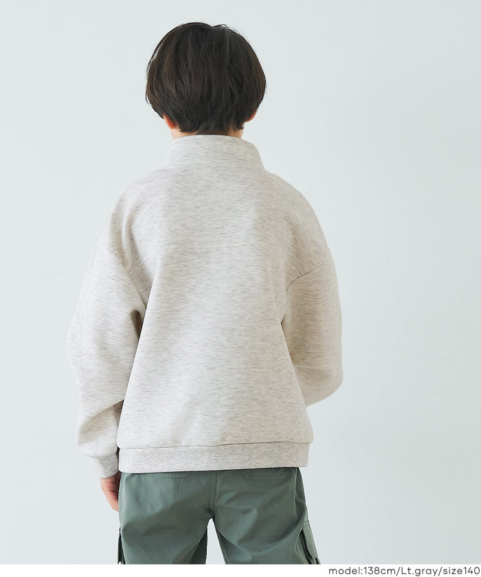 ソフトスウェットハーフジップトップス キッズ メール便不可 – coca