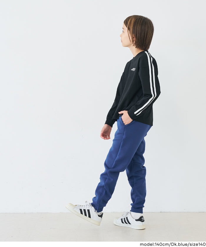 ソフトスウェット裾ジップジョガーパンツ キッズ メール便不可 – coca