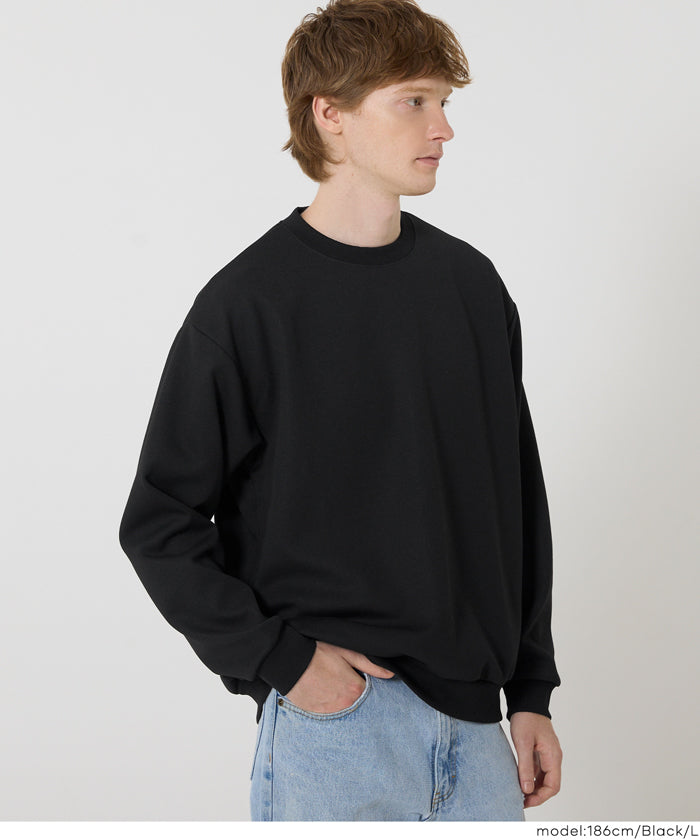 ベーシックソフトジャージーBIGトレーナー メンズ レディース