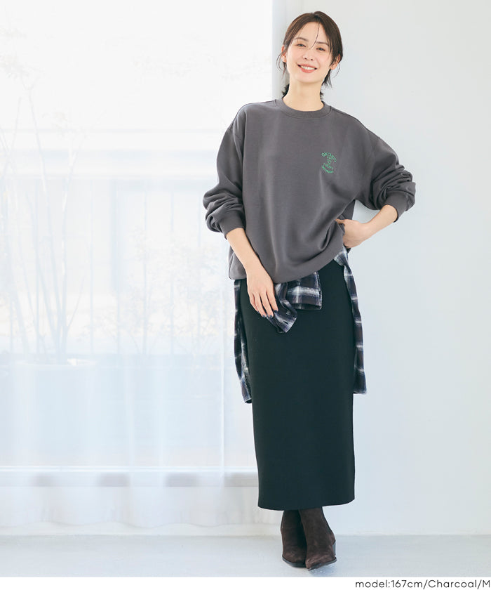 セール☆2490円→1990円 ソフトジャージー刺繍プルオーバー メンズ