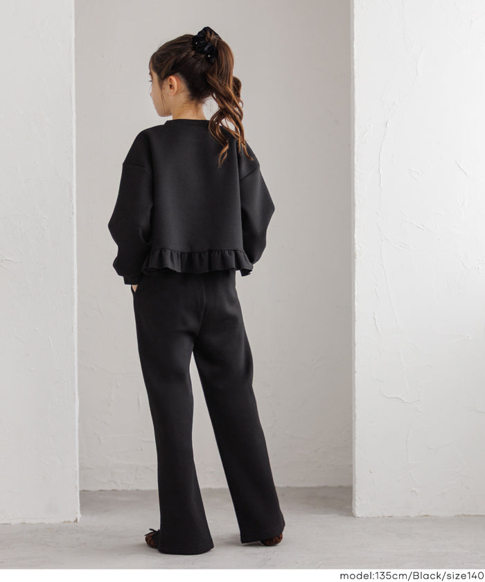 新品タグ付✨️ウィルフリー ギャザーフリルキーネックスウェット 黒　ブラック 楽天市場】フリルギャザーデザインモックネックスウェットトップス