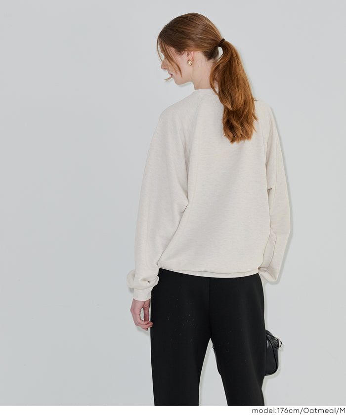 春先取りセール☆ EAZY TEX ポリエステル裏毛ベーシックラグラン