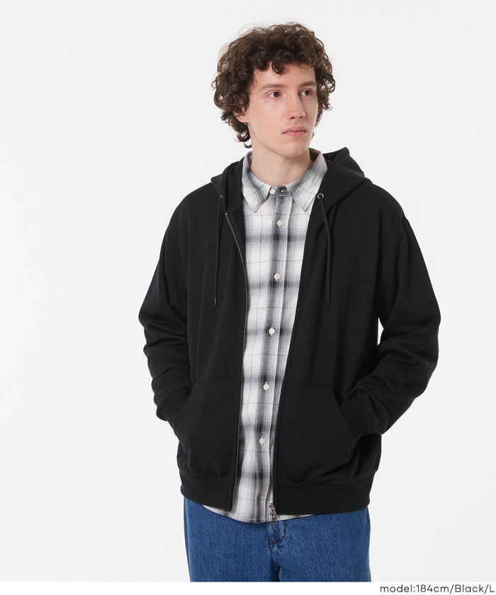 セール☆2490円→1990円 EAZY TEX ポリエステル裏毛ベーシックZIP