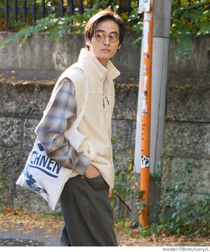 セール☆1990円→1490円 両面フリースベスト メンズ レディース メール