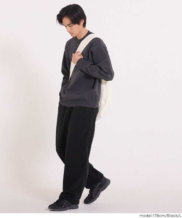 セール☆2690円→1690円両面フリースドローパンツ メンズ メール便不可