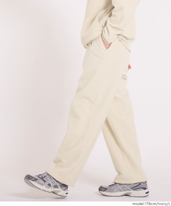 プリーツプリーズ　パンツ セール☆2690円→1690円両面フリースドローパンツ メンズ メール便不可