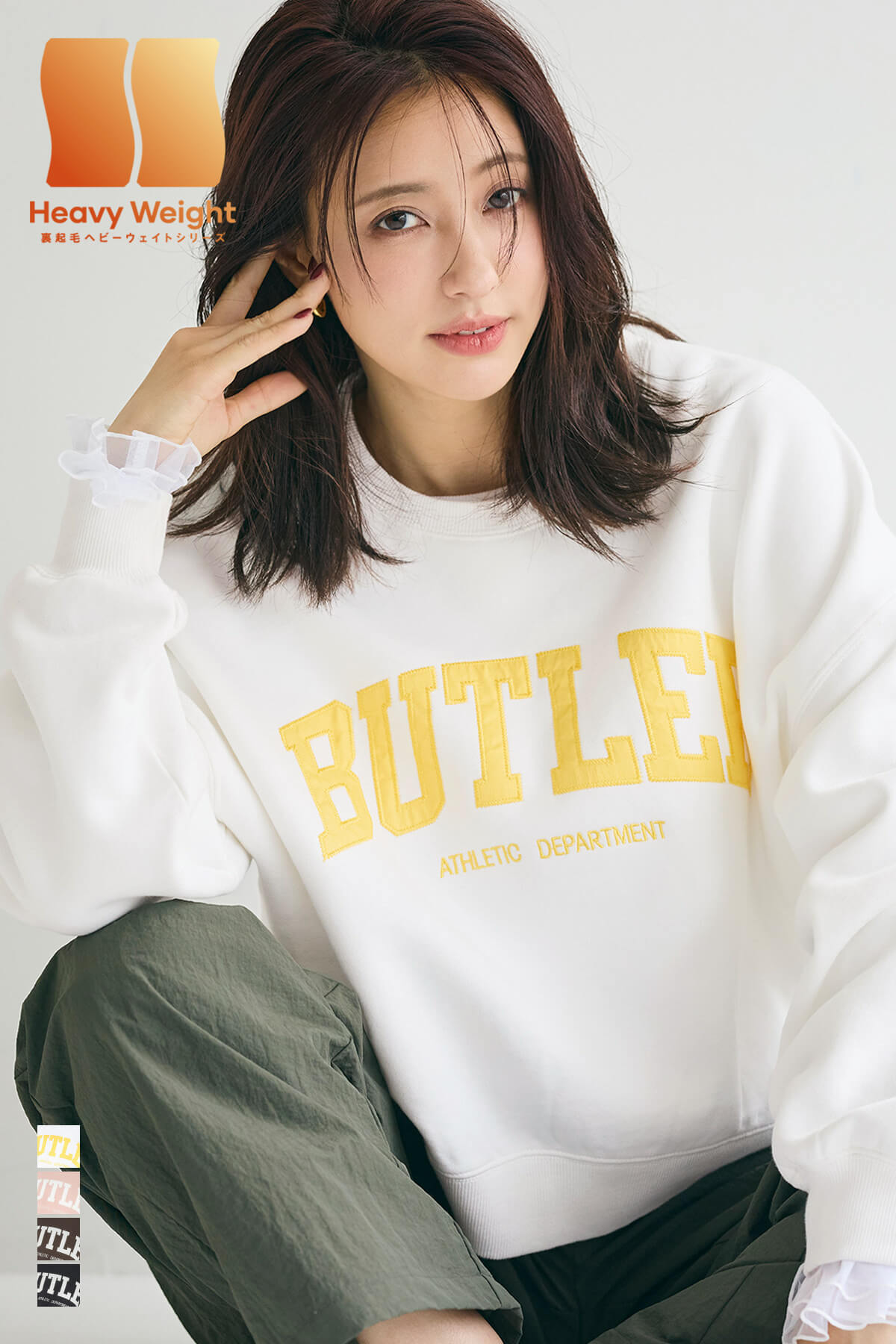 セール☆2690円→1490円 ヘビーウェイト裏起毛ヴィンテージ加工ロゴ