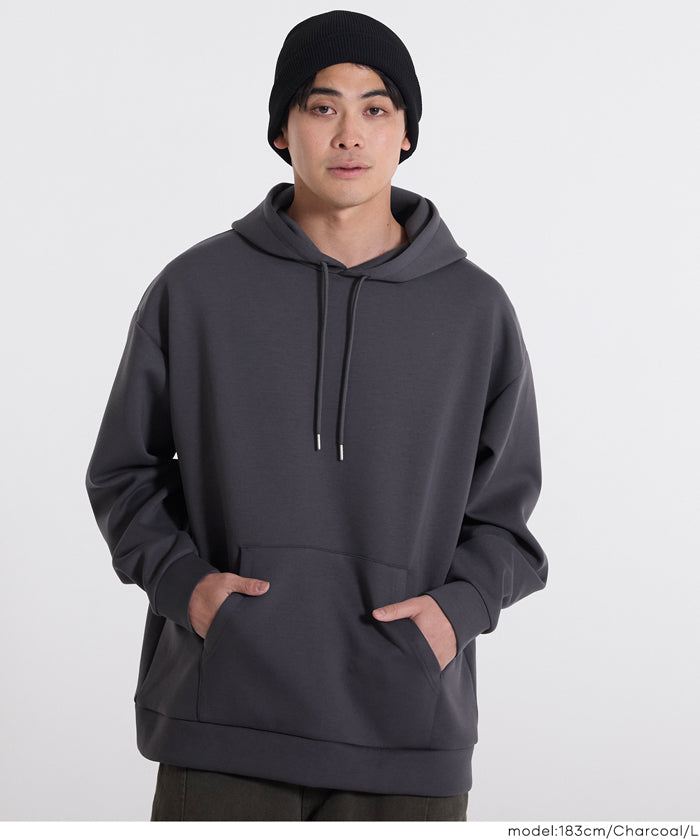 春先取りセール☆ ソフトジャージーワイドプルパーカー メンズ
