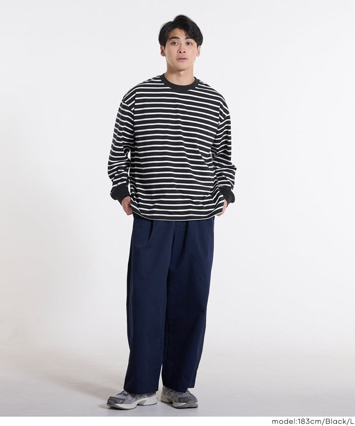 ボーダーオーバーサイズロンT メンズ メール便不可 – coca公式ストア