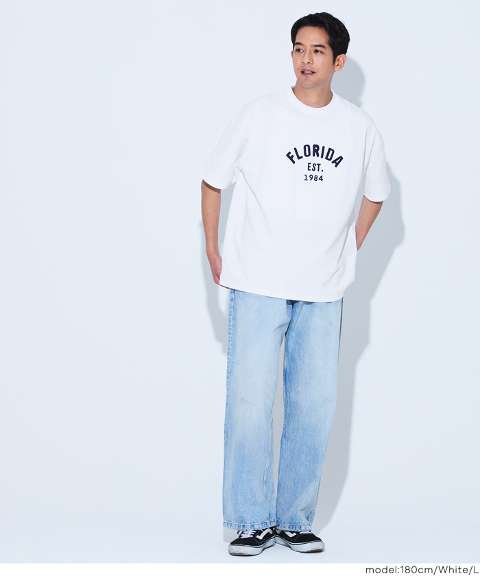 セール☆1690円→1290円 インレイ裏毛スウェットワッペントップス