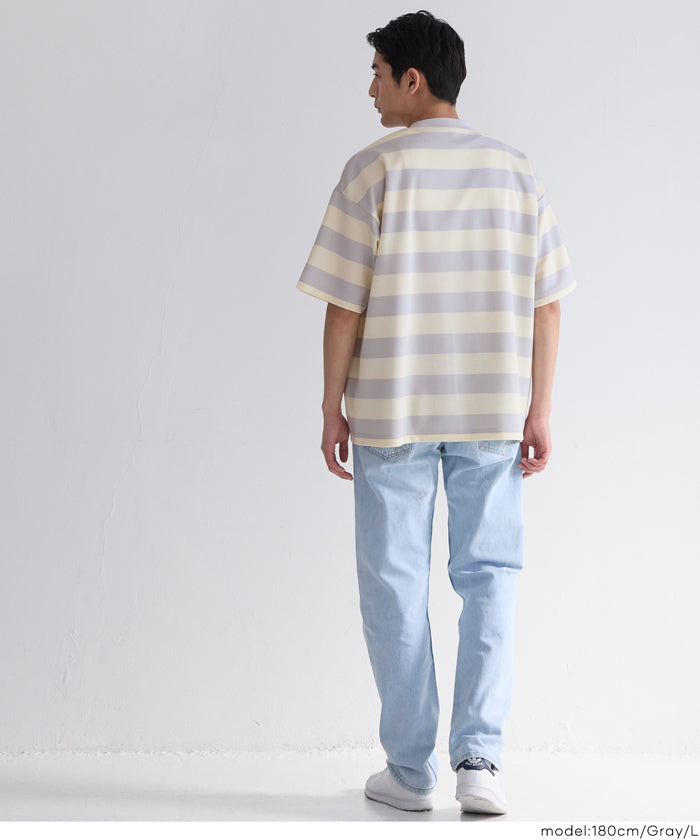 鹿の子ボーダーTシャツ メンズ メール便不可 – coca公式ストア