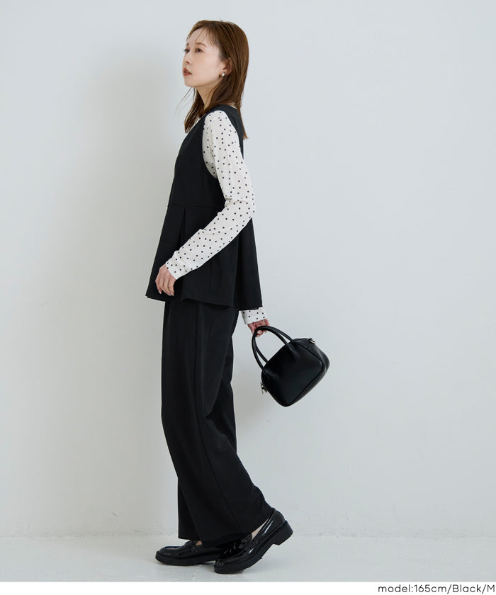 カットジョーゼットワイドパンツ レディース メール便不可 – coca公式