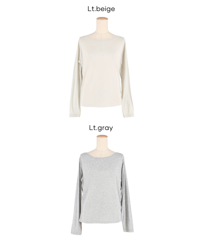セール☆1290円→550円 ワンショルダーシアー長袖Tシャツ レディース