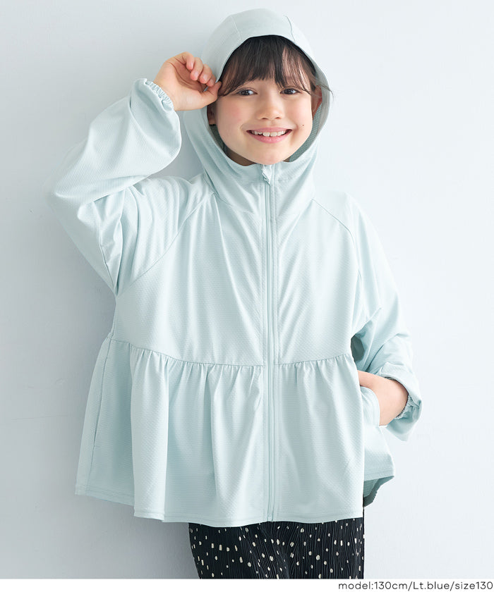 UVカットギャザーパーカー キッズ メール便不可 – coca公式ストア