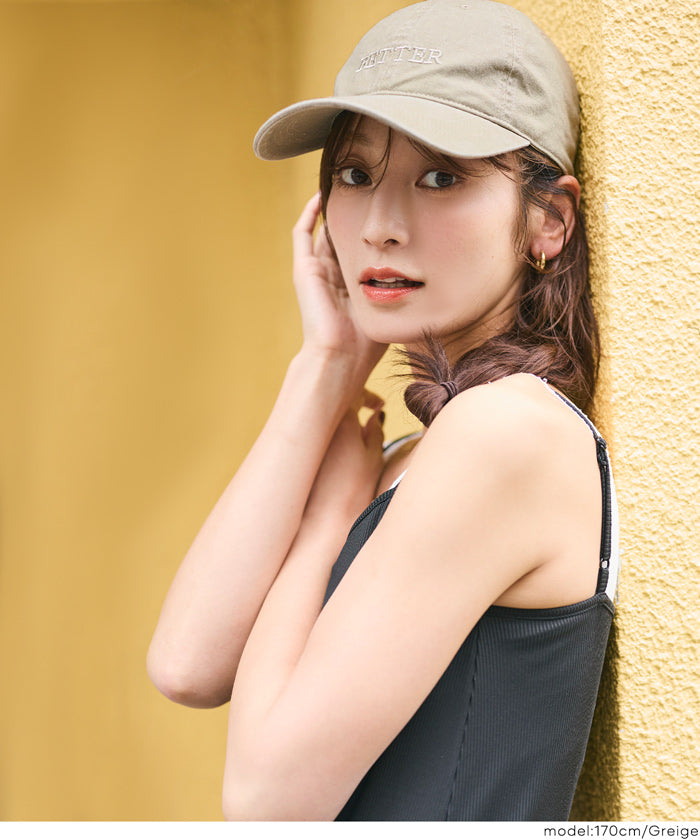 ウォッシュドロゴキャップ レディース メール便不可【西山茉希様着用