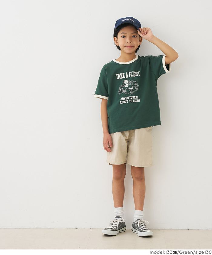 プリントリンガーTシャツ キッズ メール便可 – coca公式ストア