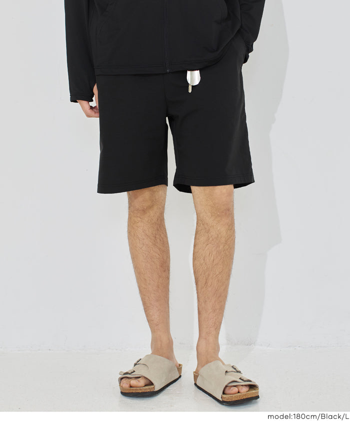 4WAYストレッチZIPポケット付きショートパンツ メンズ メール便不可