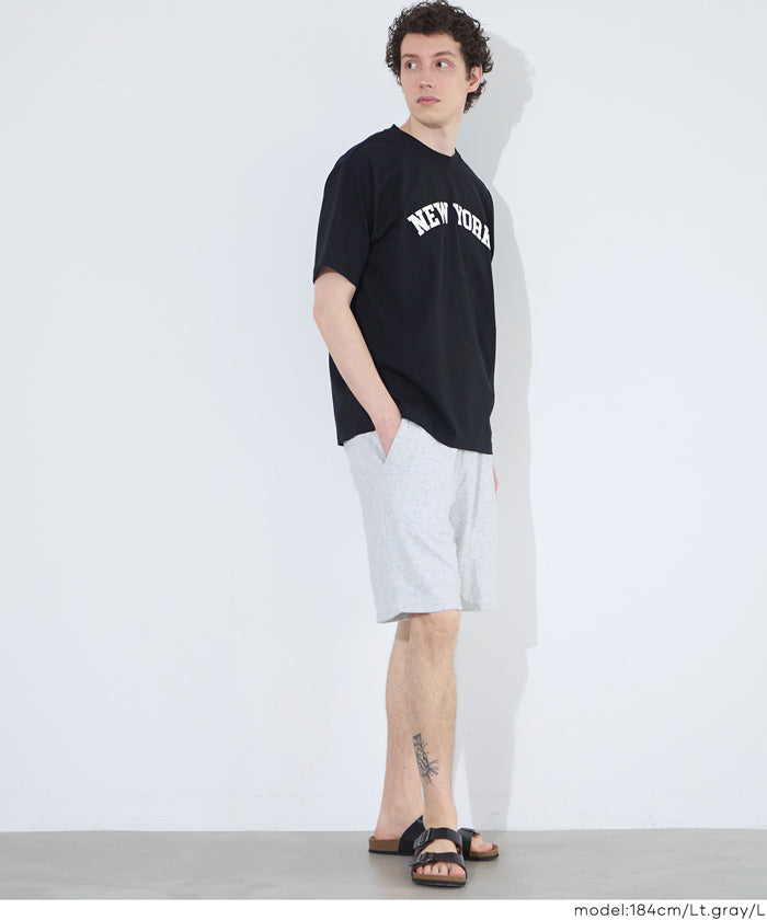 パイル地サイドZIPポケット付きショートパンツ メンズ メール便不可