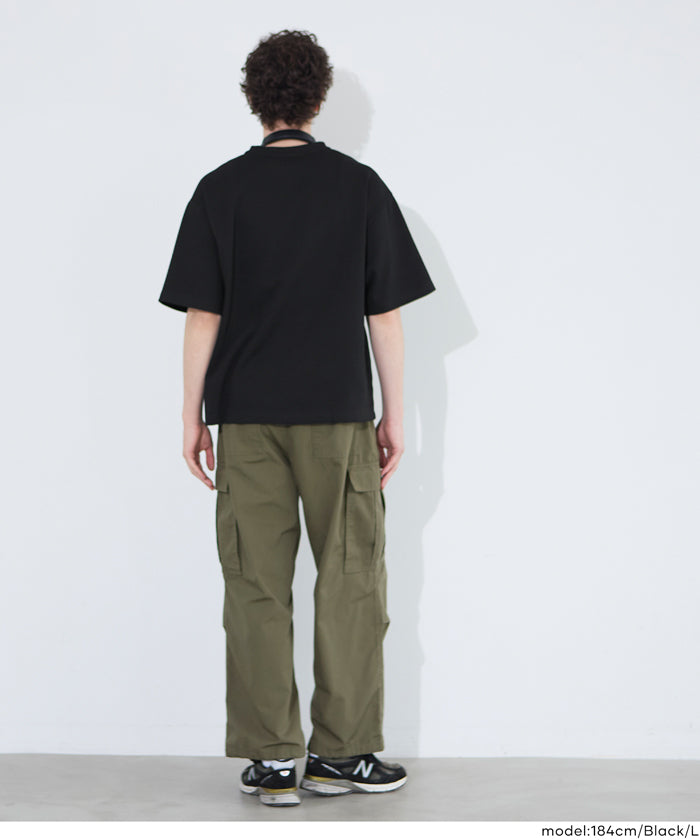 セール☆1990円→1490円 鹿の子ポンチTシャツ メンズ メール便不可