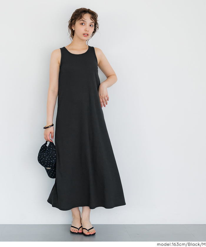 セール☆2490円→1990円 OUT BRA ノースリーブワンピース レディース