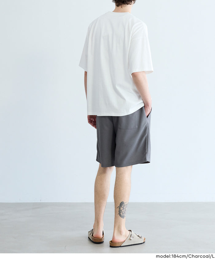 変形鹿の子サイドZIP付きショートパンツ メンズ メール便不可 – coca
