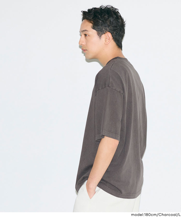 ビンテージ加工ヘンリーネックTシャツ メンズ メール便不可 – coca公式