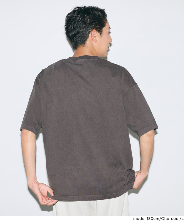ビンテージ加工ヘンリーネックTシャツ メンズ メール便不可 – coca公式