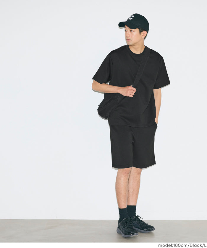 ライトソフトジャージーショートパンツ メンズ レディース メール便