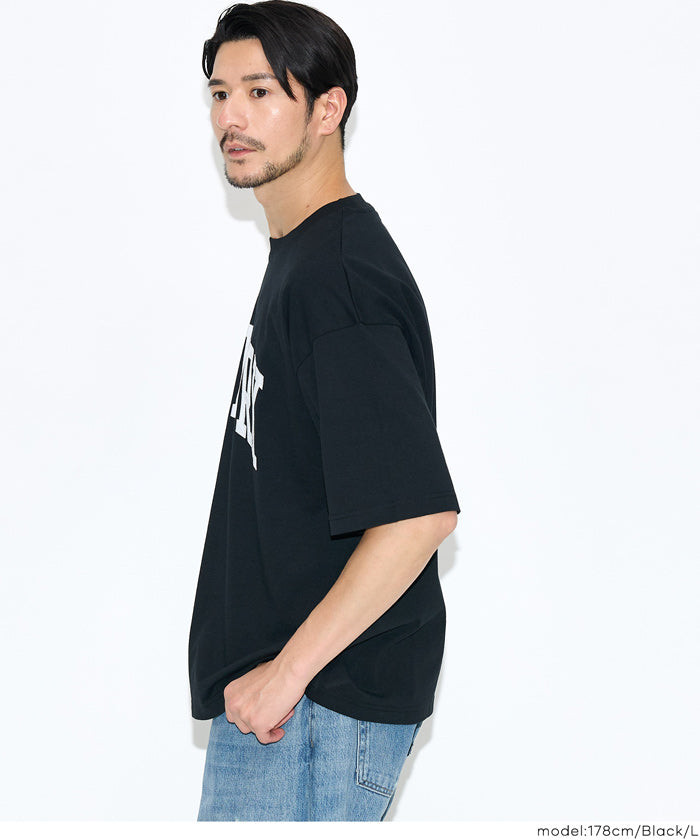 セール☆1690円→1290円 ワッペンロゴ半袖Tシャツ メンズ メール便不可