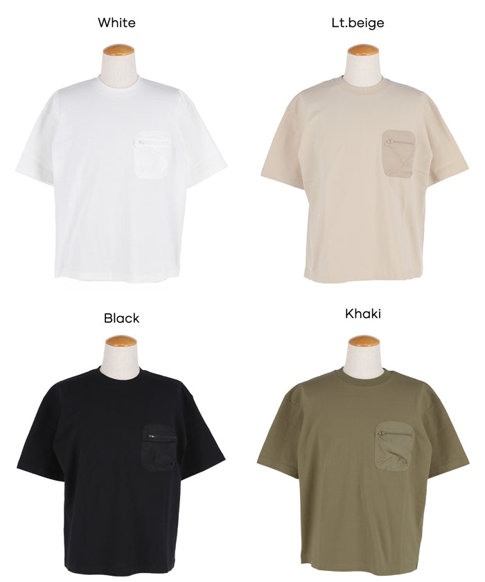 セール☆1690円→990円 マルチポケットTシャツ メンズ メール便不可