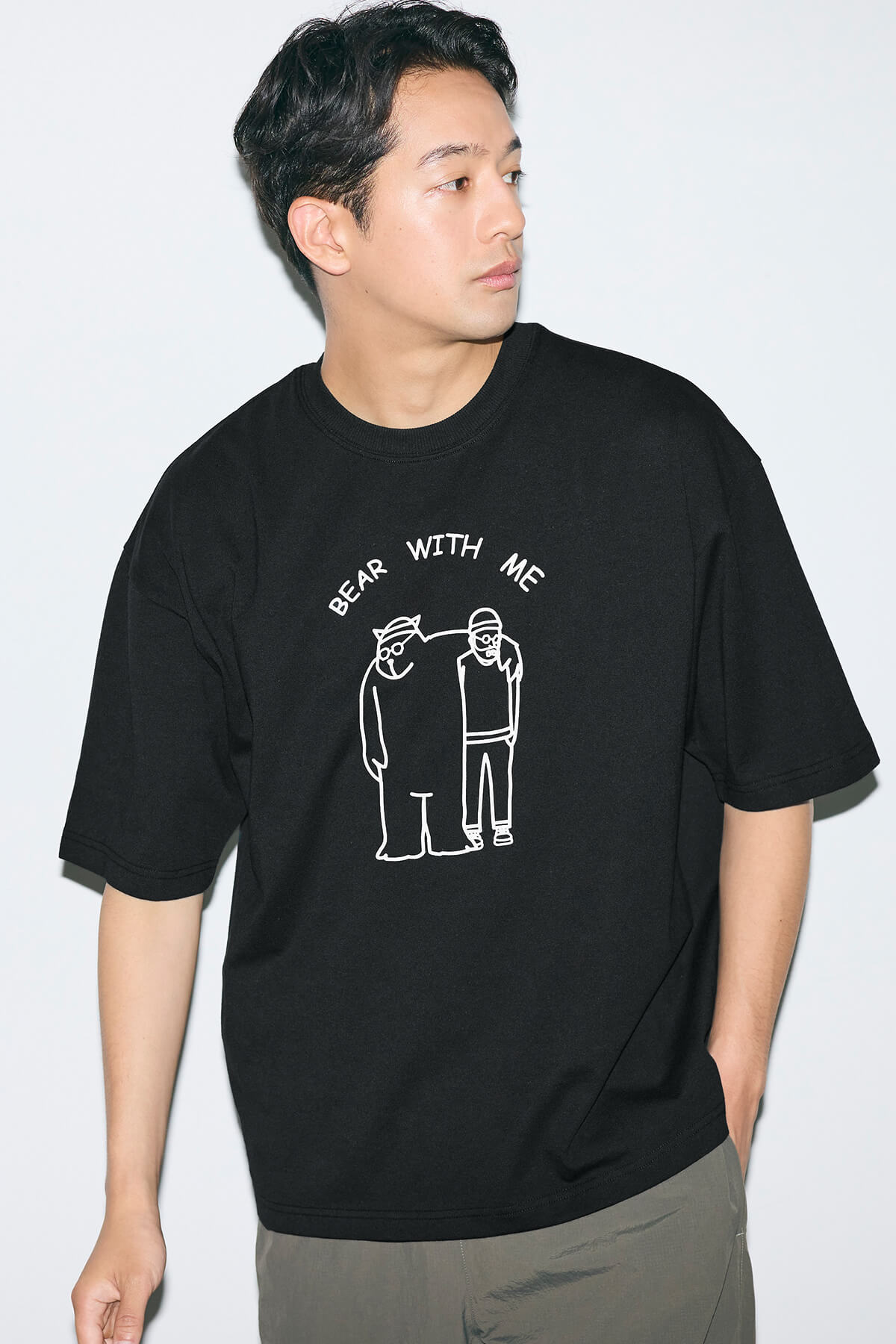 coco　familiar Tシャツ2枚とトレーナー ベアイラストプリント半袖Tシャツ メンズ メール便不可 – coca公式ストア