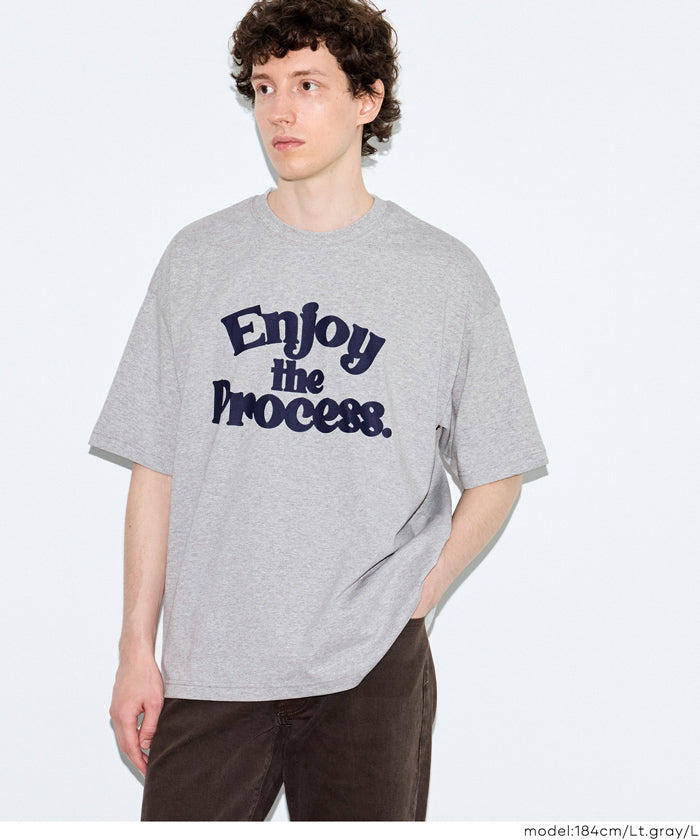 エンジョイラバープリント半袖Tシャツ メンズ メール便不可 – coca公式