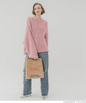 Sale 2990 yen → 1990 yen Tops Women's knit boucle yarn wide sleeve long sleeves thick loose fluffy no mail delivery 22aw coca coca