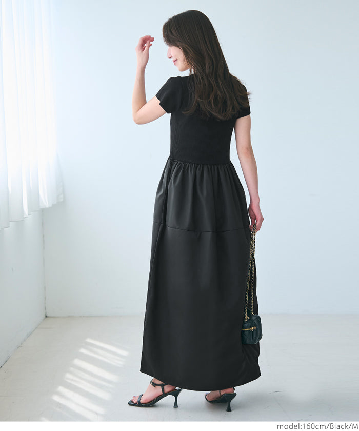 セール☆2990円→1990円 ニットドッキングワンピース レディース